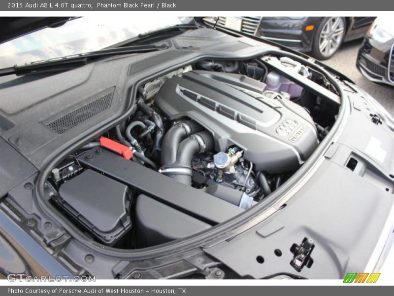 Phantom Black Pearl / Black 2015 Audi A8 L 4.0T quattro
