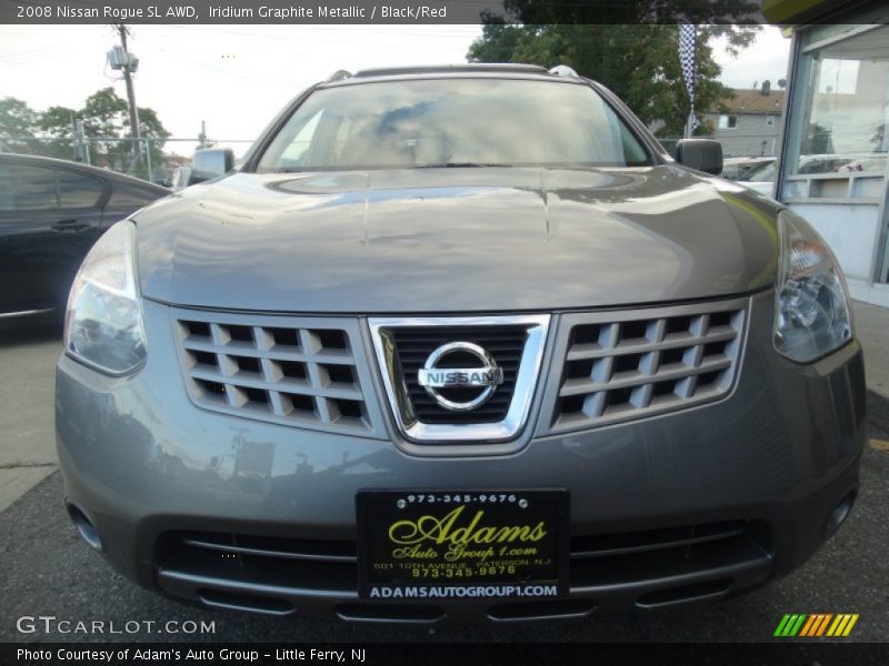 Iridium Graphite Metallic / Black/Red 2008 Nissan Rogue SL AWD
