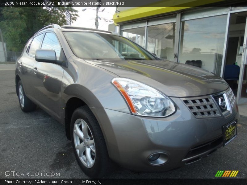 Iridium Graphite Metallic / Black/Red 2008 Nissan Rogue SL AWD