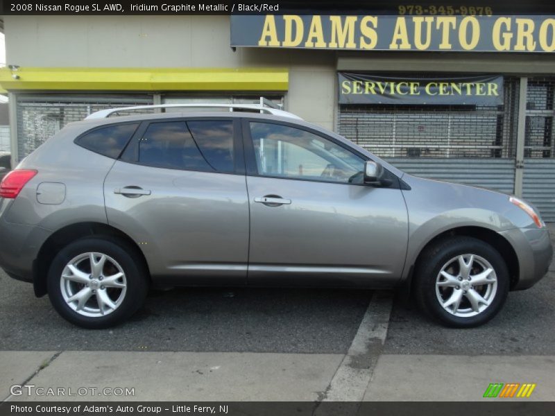 Iridium Graphite Metallic / Black/Red 2008 Nissan Rogue SL AWD