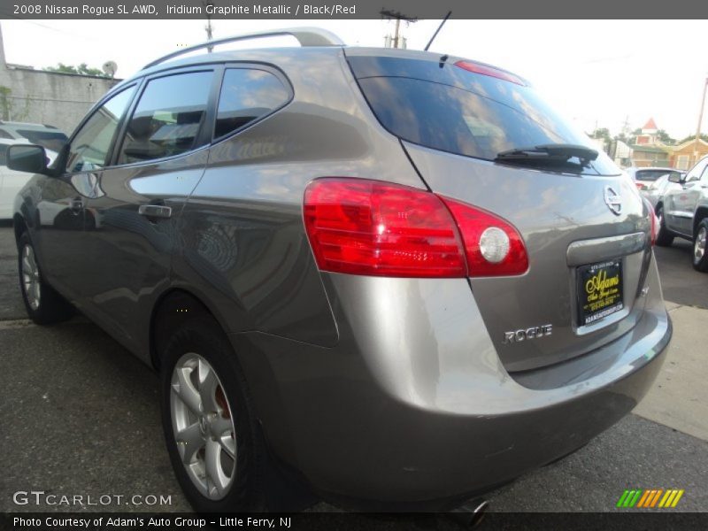 Iridium Graphite Metallic / Black/Red 2008 Nissan Rogue SL AWD