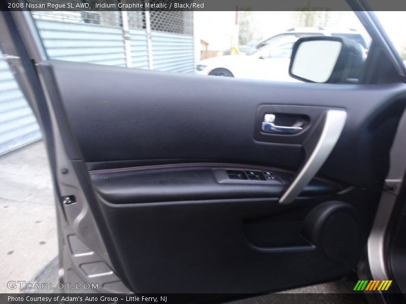 Iridium Graphite Metallic / Black/Red 2008 Nissan Rogue SL AWD