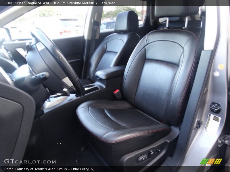 Iridium Graphite Metallic / Black/Red 2008 Nissan Rogue SL AWD