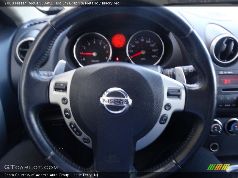 Iridium Graphite Metallic / Black/Red 2008 Nissan Rogue SL AWD