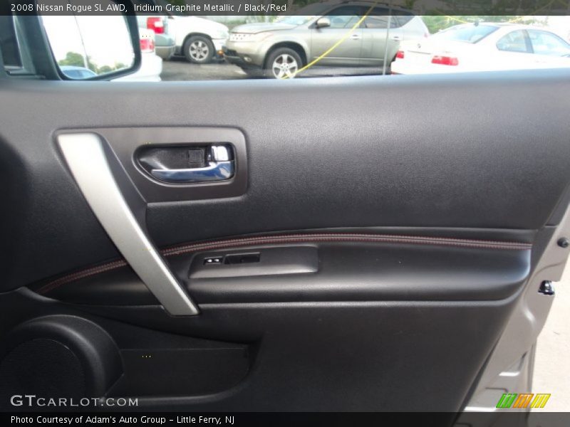 Iridium Graphite Metallic / Black/Red 2008 Nissan Rogue SL AWD