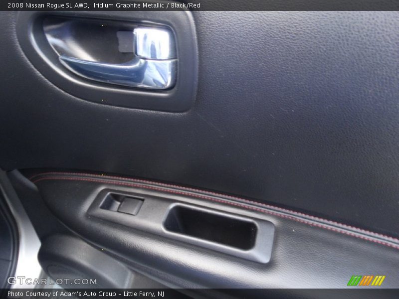 Iridium Graphite Metallic / Black/Red 2008 Nissan Rogue SL AWD