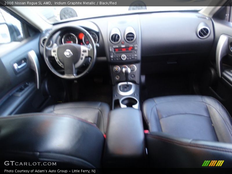 Iridium Graphite Metallic / Black/Red 2008 Nissan Rogue SL AWD
