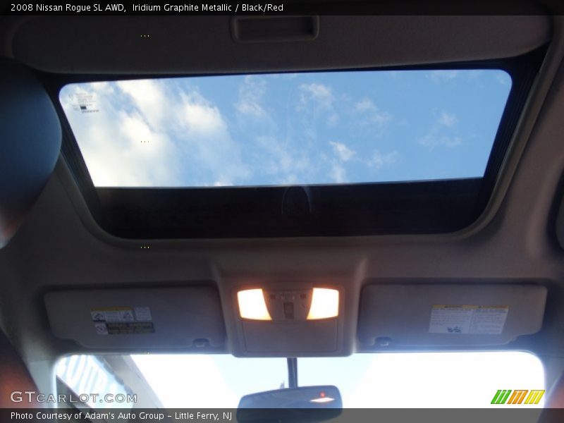 Iridium Graphite Metallic / Black/Red 2008 Nissan Rogue SL AWD