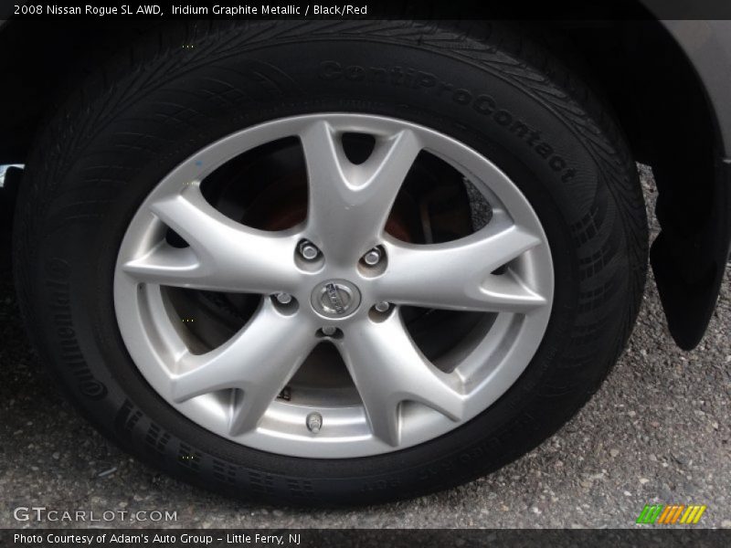 Iridium Graphite Metallic / Black/Red 2008 Nissan Rogue SL AWD