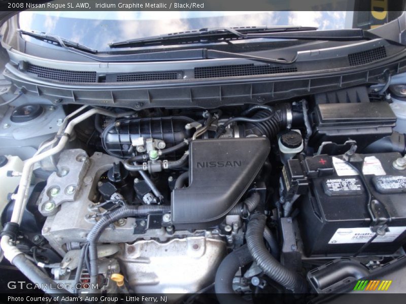 Iridium Graphite Metallic / Black/Red 2008 Nissan Rogue SL AWD