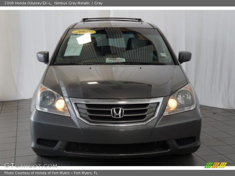 Nimbus Gray Metallic / Gray 2008 Honda Odyssey EX-L