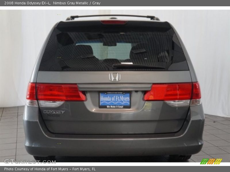 Nimbus Gray Metallic / Gray 2008 Honda Odyssey EX-L