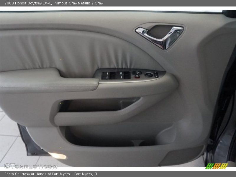 Nimbus Gray Metallic / Gray 2008 Honda Odyssey EX-L