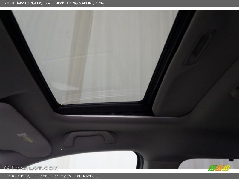 Nimbus Gray Metallic / Gray 2008 Honda Odyssey EX-L