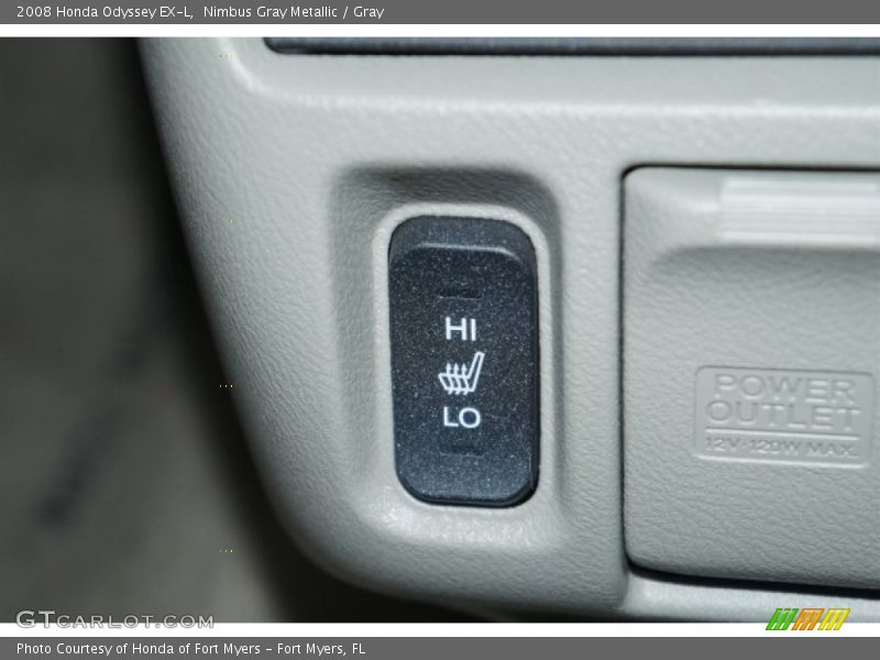Nimbus Gray Metallic / Gray 2008 Honda Odyssey EX-L