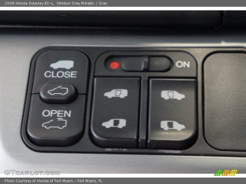 Nimbus Gray Metallic / Gray 2008 Honda Odyssey EX-L