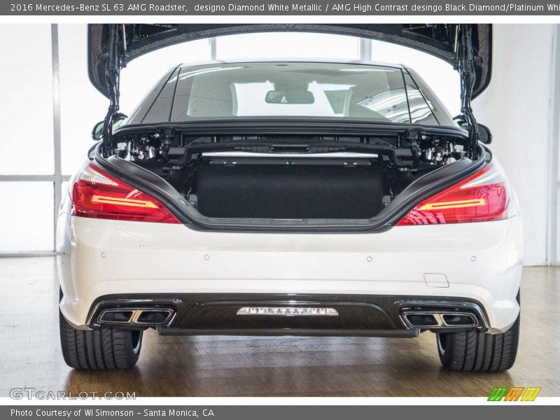  2016 SL 63 AMG Roadster Trunk