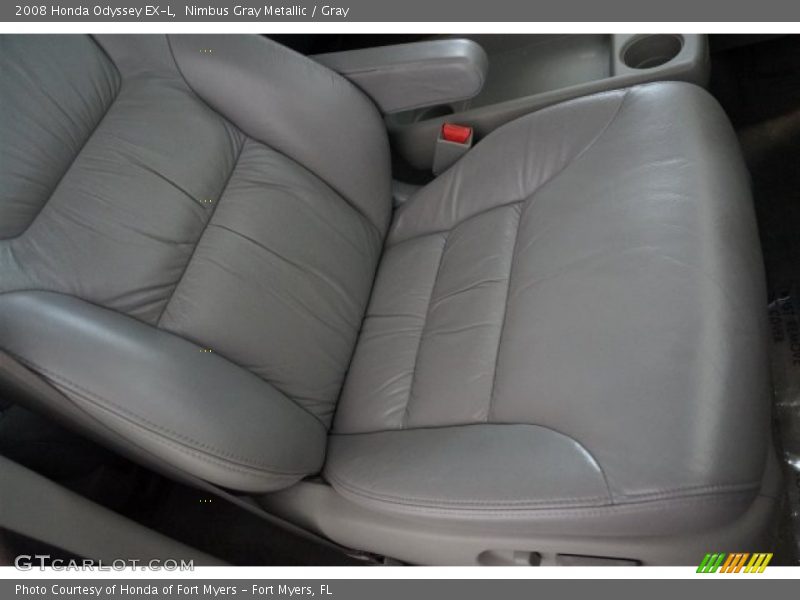 Nimbus Gray Metallic / Gray 2008 Honda Odyssey EX-L