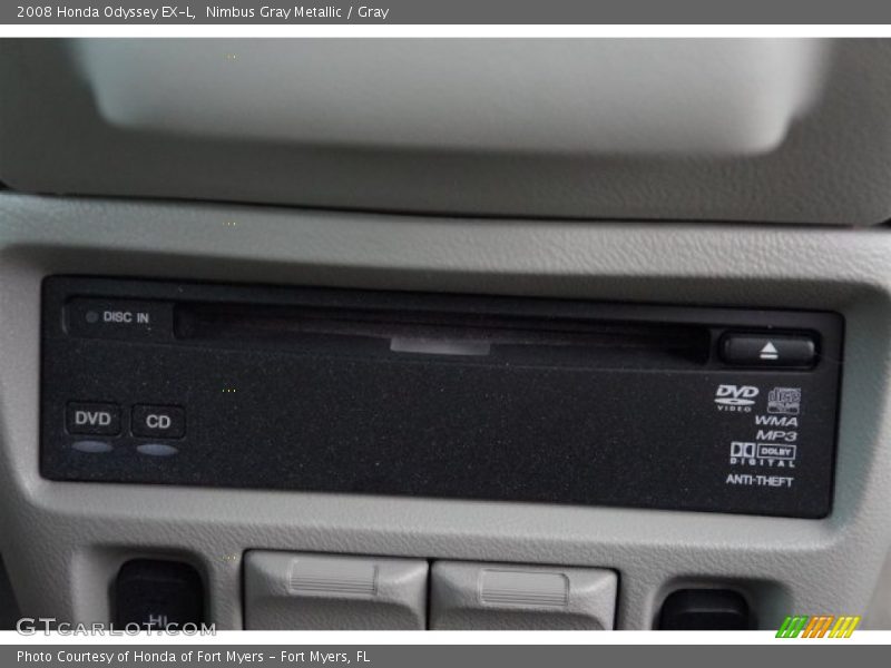 Nimbus Gray Metallic / Gray 2008 Honda Odyssey EX-L
