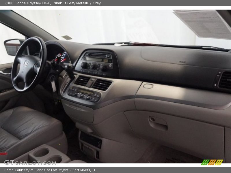 Nimbus Gray Metallic / Gray 2008 Honda Odyssey EX-L