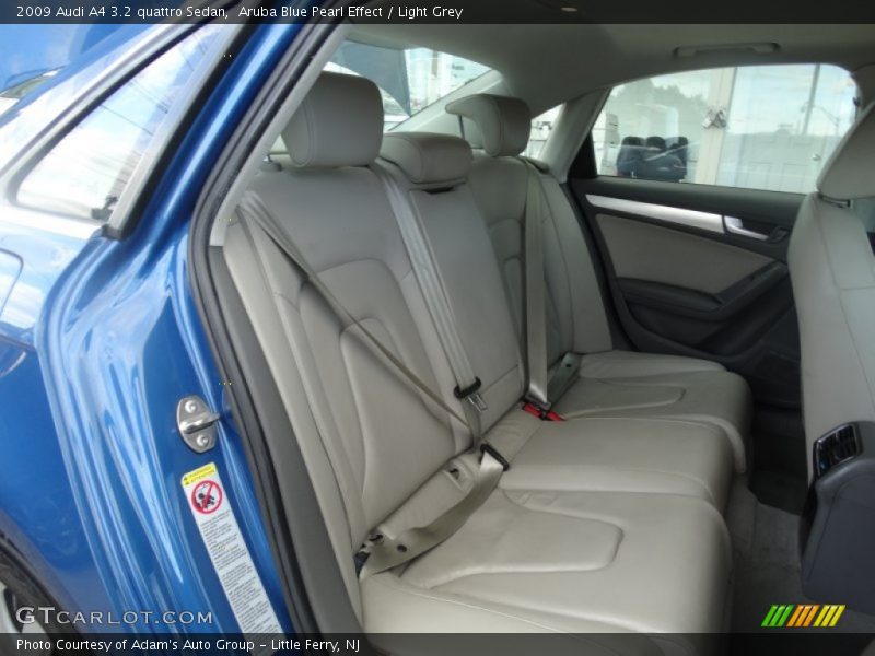 Aruba Blue Pearl Effect / Light Grey 2009 Audi A4 3.2 quattro Sedan