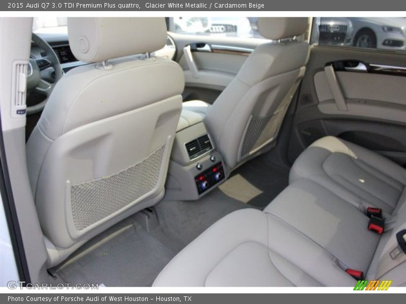 Glacier White Metallic / Cardamom Beige 2015 Audi Q7 3.0 TDI Premium Plus quattro