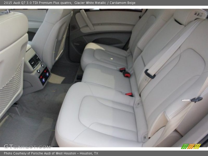 Glacier White Metallic / Cardamom Beige 2015 Audi Q7 3.0 TDI Premium Plus quattro