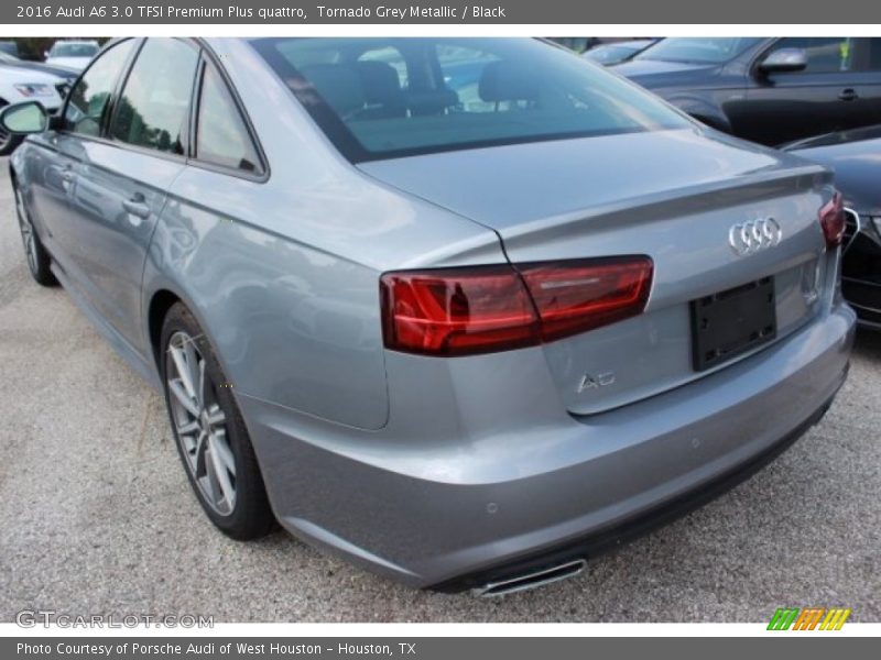 Tornado Grey Metallic / Black 2016 Audi A6 3.0 TFSI Premium Plus quattro