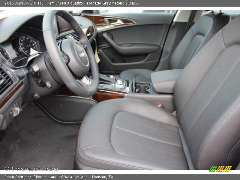 Tornado Grey Metallic / Black 2016 Audi A6 3.0 TFSI Premium Plus quattro