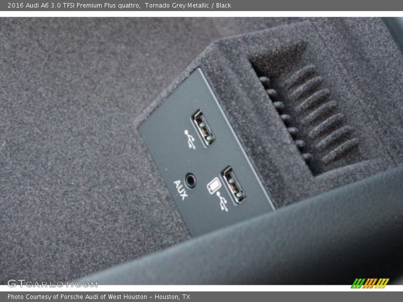 Tornado Grey Metallic / Black 2016 Audi A6 3.0 TFSI Premium Plus quattro