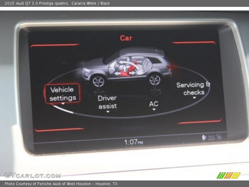 Cararra White / Black 2015 Audi Q7 3.0 Prestige quattro