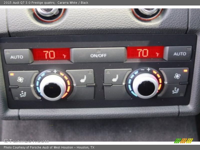 Cararra White / Black 2015 Audi Q7 3.0 Prestige quattro