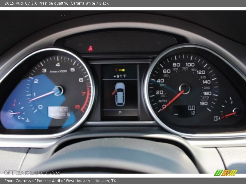Cararra White / Black 2015 Audi Q7 3.0 Prestige quattro