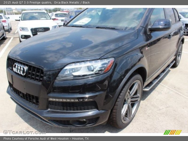 Orca Black Metallic / Black 2015 Audi Q7 3.0 Prestige quattro