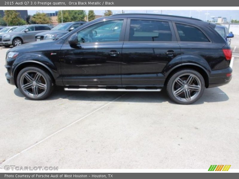 Orca Black Metallic / Black 2015 Audi Q7 3.0 Prestige quattro