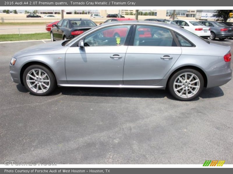 Tornado Gray Metallic / Titanium Gray 2016 Audi A4 2.0T Premium quattro