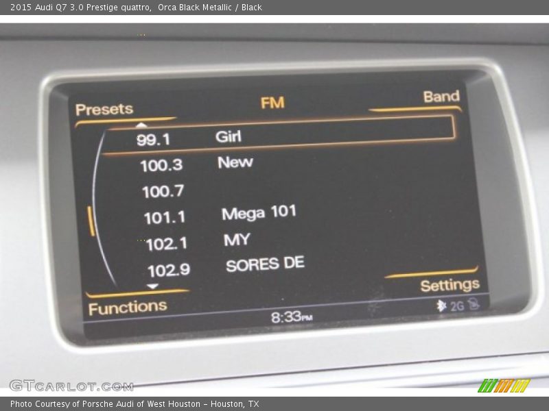 Orca Black Metallic / Black 2015 Audi Q7 3.0 Prestige quattro