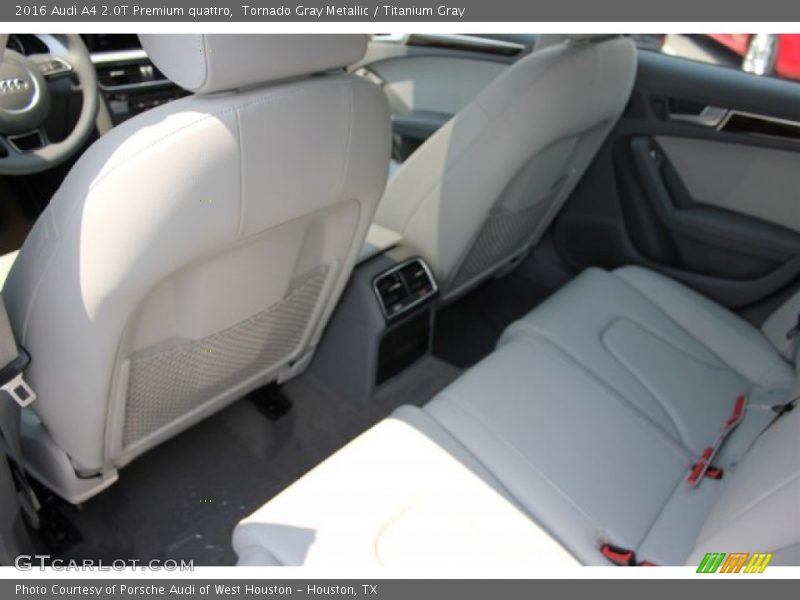 Tornado Gray Metallic / Titanium Gray 2016 Audi A4 2.0T Premium quattro