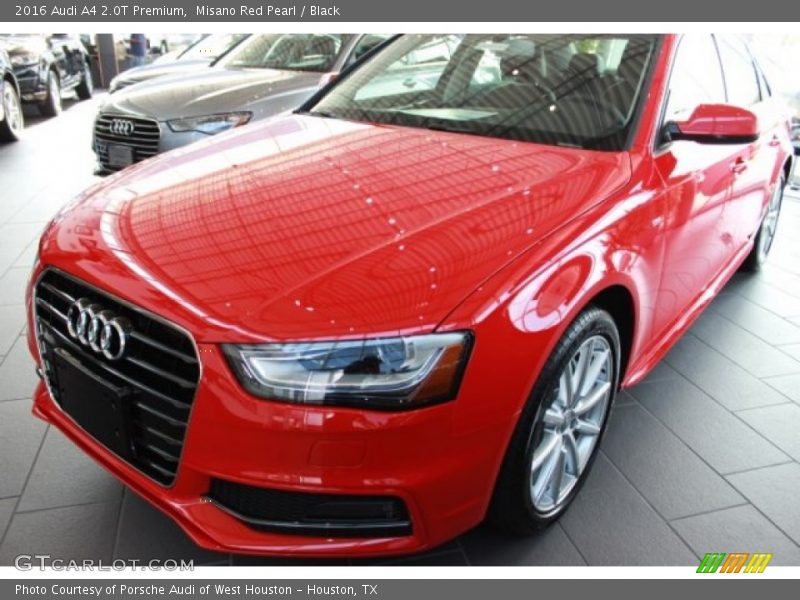 Misano Red Pearl / Black 2016 Audi A4 2.0T Premium