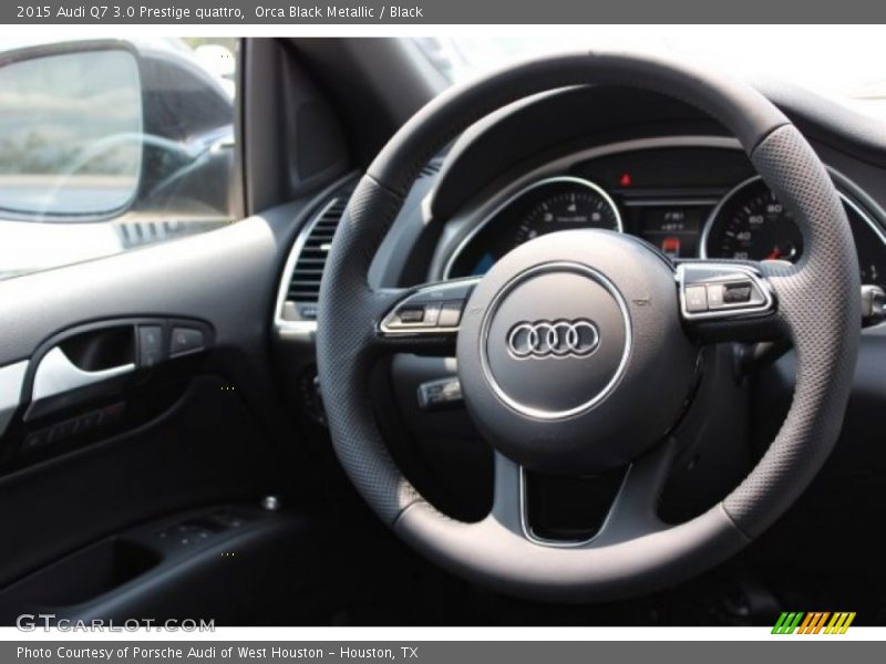 Orca Black Metallic / Black 2015 Audi Q7 3.0 Prestige quattro