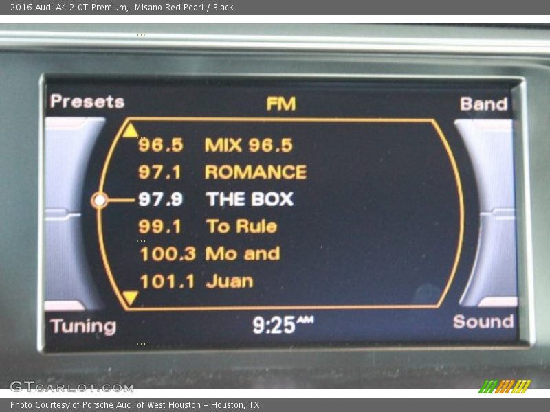 Misano Red Pearl / Black 2016 Audi A4 2.0T Premium