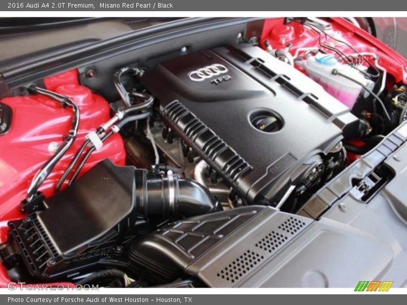 Misano Red Pearl / Black 2016 Audi A4 2.0T Premium