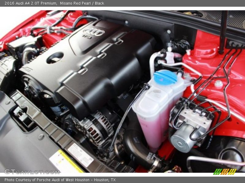 Misano Red Pearl / Black 2016 Audi A4 2.0T Premium