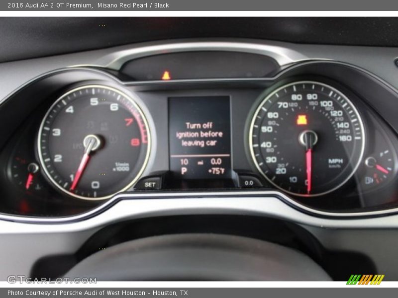 Misano Red Pearl / Black 2016 Audi A4 2.0T Premium