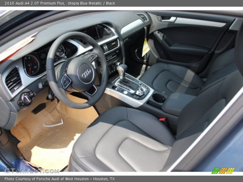 Utopia Blue Metallic / Black 2016 Audi A4 2.0T Premium Plus