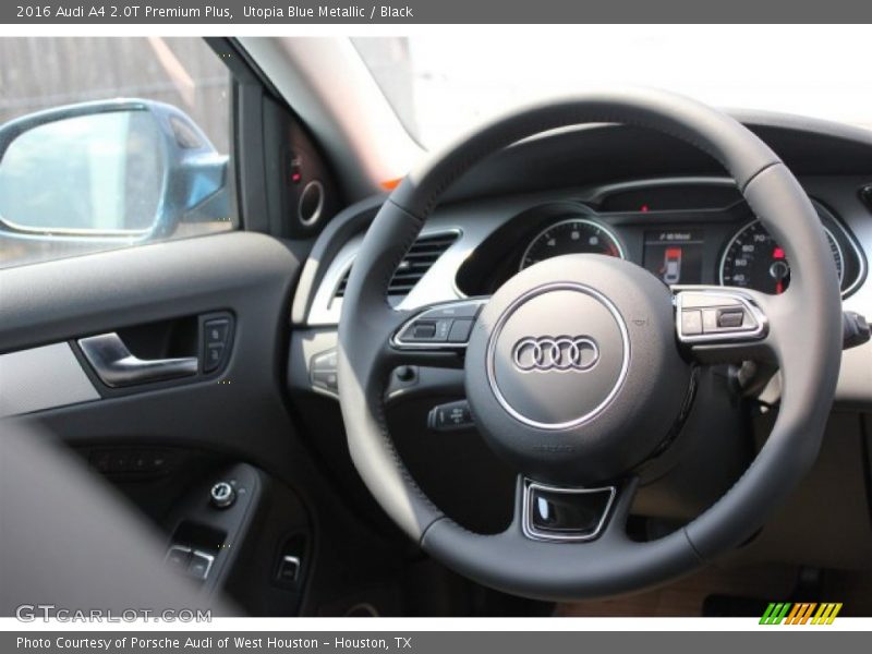 Utopia Blue Metallic / Black 2016 Audi A4 2.0T Premium Plus