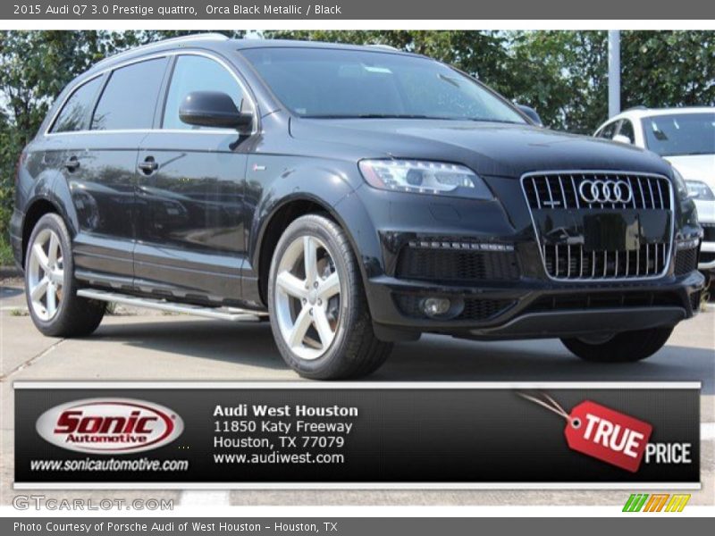Orca Black Metallic / Black 2015 Audi Q7 3.0 Prestige quattro