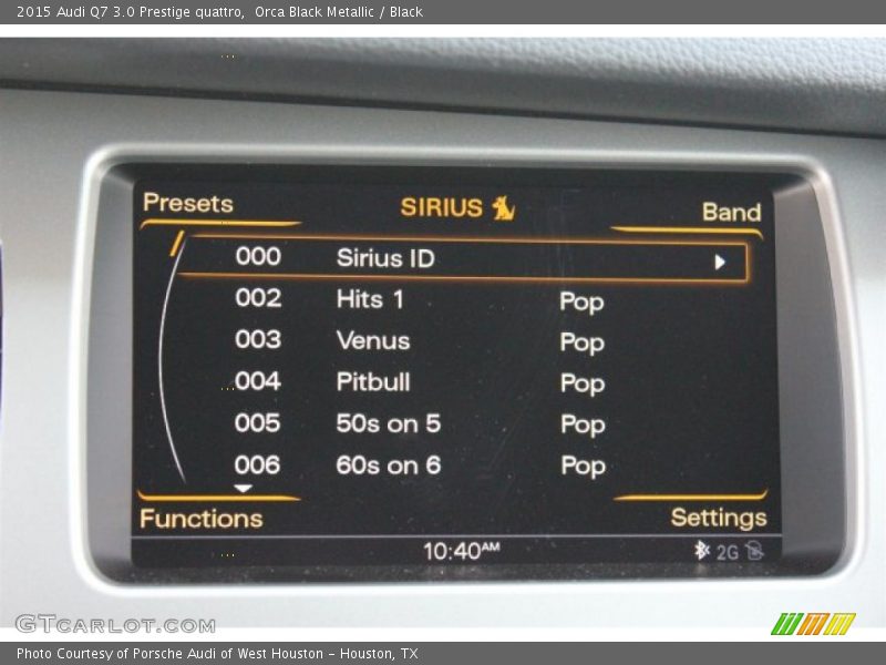 Orca Black Metallic / Black 2015 Audi Q7 3.0 Prestige quattro