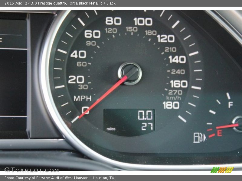 Orca Black Metallic / Black 2015 Audi Q7 3.0 Prestige quattro
