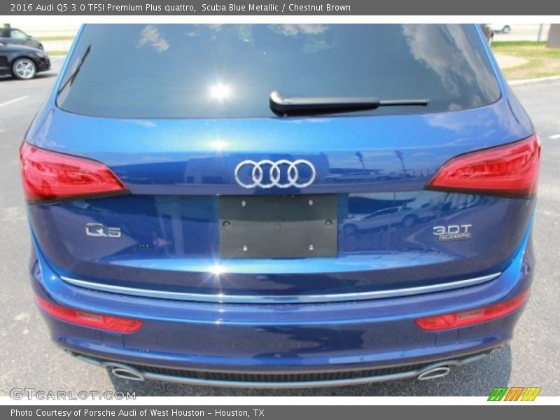 Scuba Blue Metallic / Chestnut Brown 2016 Audi Q5 3.0 TFSI Premium Plus quattro